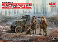 ICM Models - Model T RNAS Armoured Car with WWI British Tank Crew