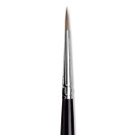 Da Vinci Brush Company - Series 10 Size 2 Round, Maestro,  Short Handle Kolinsky Sable Brush