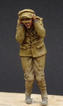 Resicast - WWI British Gunner, hands over ears with cap