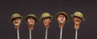 Resicast - WWI British Heads with helmets