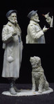 War & Peaces Miniatures - WWI French Stretcher Bearer and his dog, 1915