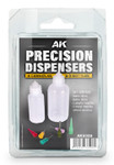 AK Interactive - Precision Dispensers: 50ml & 30ml Empty Bottles, 2 Plastic & 4 Metal Needles