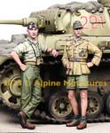 Alpine Miniatures - German DAK Panzer Crew Set