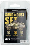 AK Interactive - Sand & Dust Enamel Liquid Pigment Set