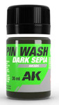 AK Interactive -  Dark Sepia Pin Wash