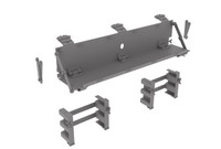 HD Models - M4 Welded Hull Rear Spare Track Holders and Storage Shelf