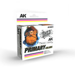 AK Interactive - Inks: Primary Colors Acrylic Set