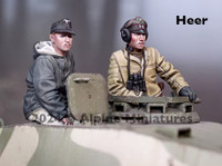 Alpine Miniatures - German Panzer Crew Set 2