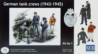 Masterbox Models - German Tank Crew Set #1, 1943-45