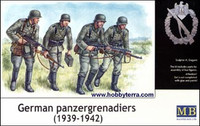 Masterbox Models - German Panzergrenadiers Set #1 1939-42