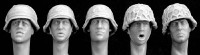 Hornet Model - Wearing German WWII Helmets with improvised covers