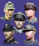 Alpine Miniatures - Waffen SS Tanker Heads 2