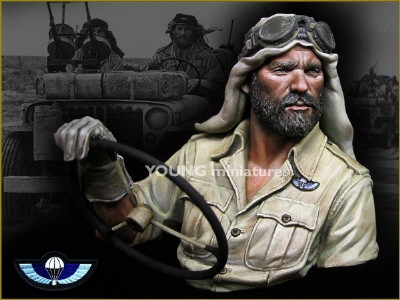 バスト　SAS北アフリカ　1941 1/9 完成品 バスト SAS北アフリカ 1941 1/9 完成品 サイバーホビー 1/6 WW
