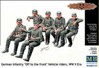 Masterbox Models - WWII German Infantry "Off to the Road" Riders