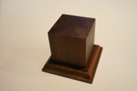 Wood Figure Pedestal Base 90mm