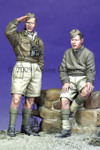 Alpine Miniatures - British Armoured Crew with Puppy Set