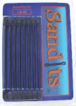 Hobby Stix Sandits: 120/180 Grit Flat Tip Sanding Stick w/Plastic Stem 