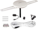 Five Star 5818 [Newest 2020] HDTV Antenna 360° Omni-Directional Reception Amplified Outdoor TV Antenna 150 Miles Long Range for Indoor/Outdoor,RV,Attic Support 4K 1080P UHF VHF 4TVs Installation Kit