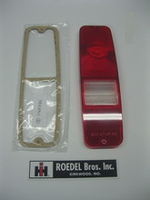 Tail light lens and gasket - early production/pickup