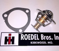 SD33, SD33t Replacement Thermostat and Gasket for Scout II vehicles with the 3.3 liter, 6 cylinder Nissan diesel