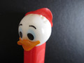 Retired Disney Red Duck Nephew Pez Dispenser, loose, mint