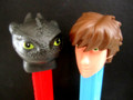 Dreamworks "Dragon" pez set from Europe, loose, mint 