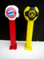 New Bayern Munich and BVB German Soccer Pez, loose, mint