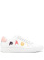 white/multicolour
calf leather
embroidered logo to the side
logo patch at the tongue
contrasting branded heel counter
front lace-up fastening
branded insole
flat rubber sole
round toe