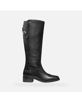 Contemporary-looking boot for women with a design that guarantees the utmost waterproofness without foregoing breathability. Contemporary-looking boot for women with a design that guarantees the utmost waterproofness without foregoing breathability. This classic black version has been rendered in plain leather with refined detailing that throws into sharp relief its urban aesthetic. Camexia ABX delivers both style and functionality, and will be the perfect way to tackle city routine with confidence, even when the weather is bad. Colour: black
