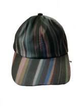 Paul Smith Striped Multicolor Baseball Cap Adjustable Size