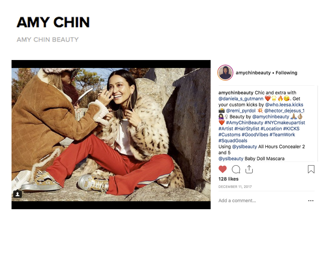 Amy Chin Beauty Who Leesa Kicks Photoshoot Using Saison Organic Skincare
