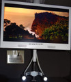 24" white monitor with enhanced monitor bracket.  Does not include light bracket assembly or fiber cables shown in picture.