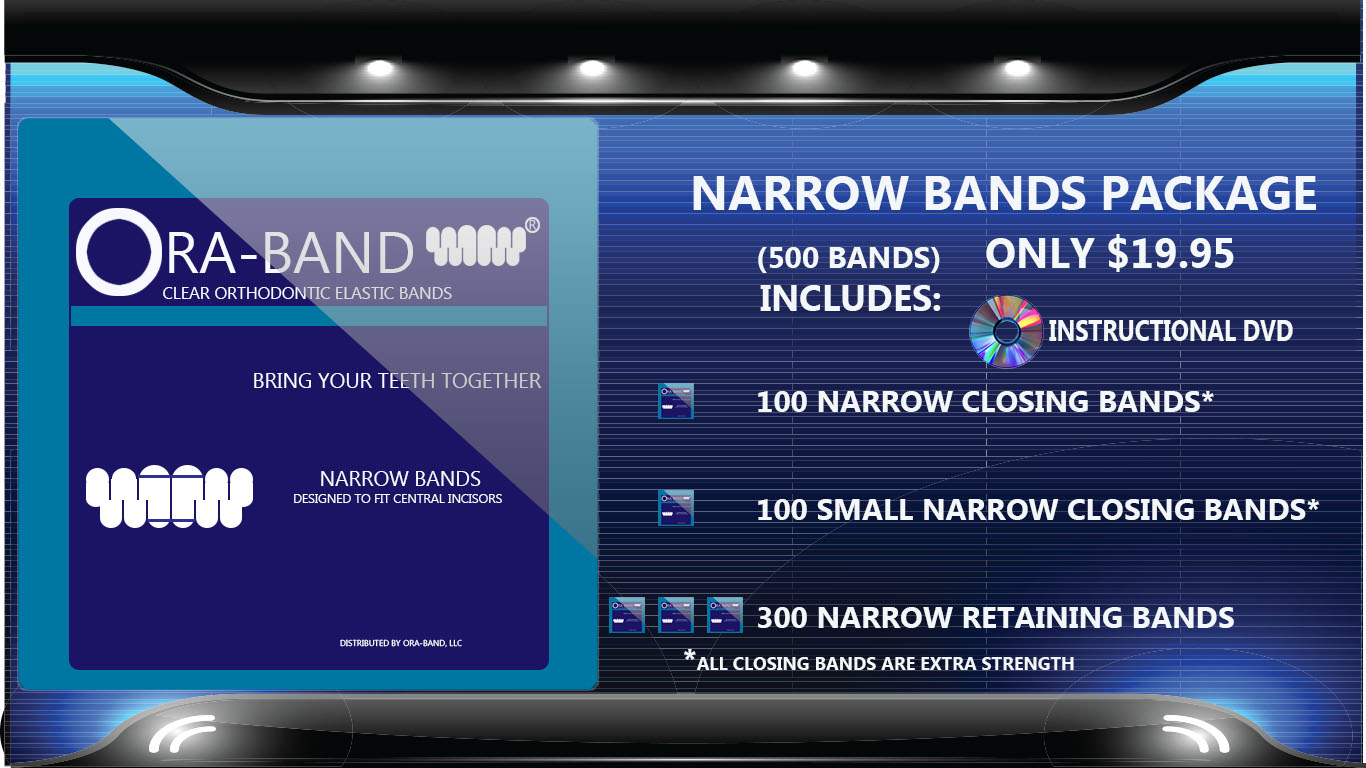 ORA-BAND -  500 Bands per order (Includes Extra Strength Closing Bands and Retaining Bands)