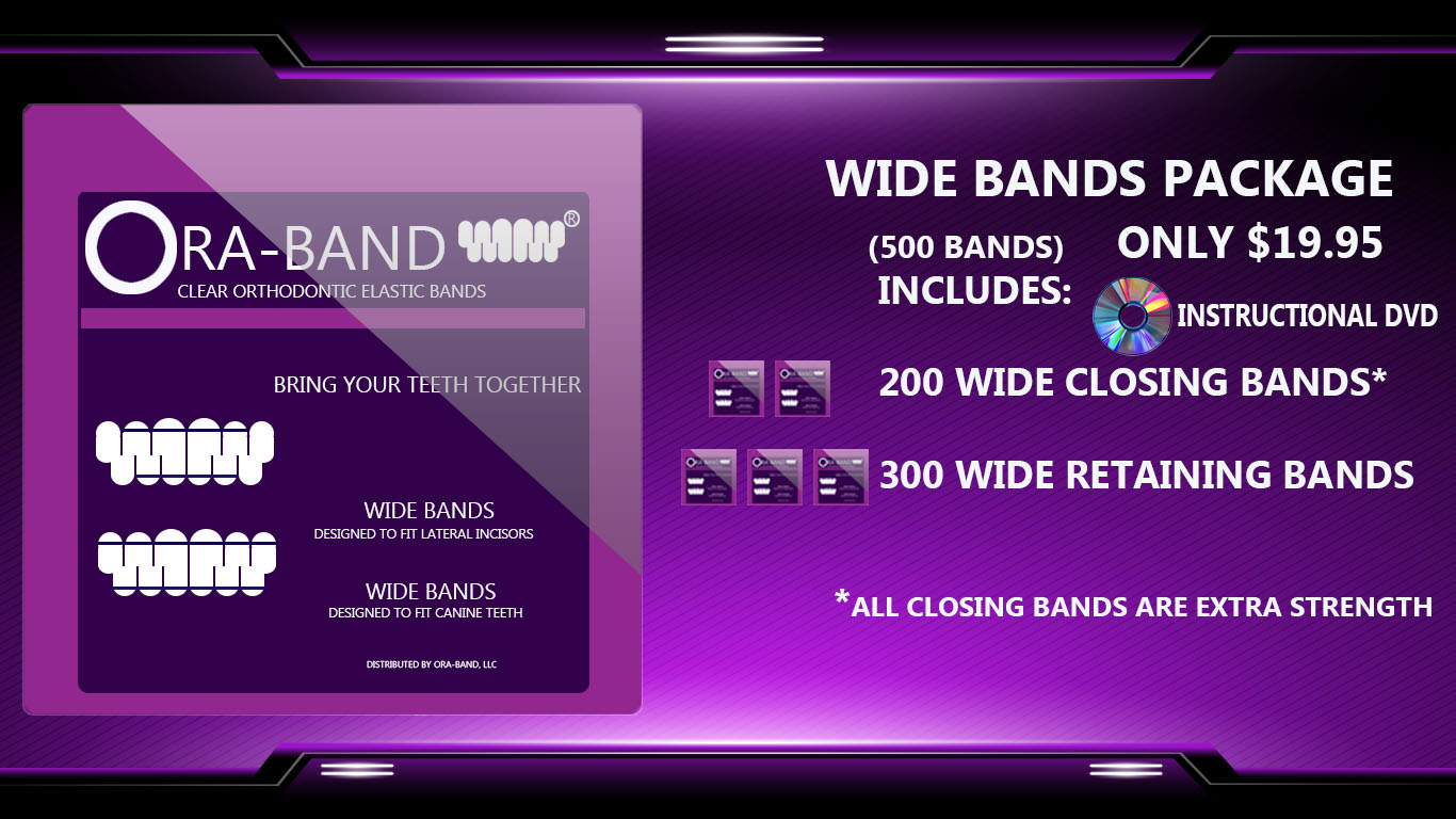 ORA-BAND -  500 Bands per order (Includes Extra Strength Closing Bands and Retaining Bands)