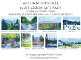 Note Cards Gift Pack by William Mitchell- New England Scenes