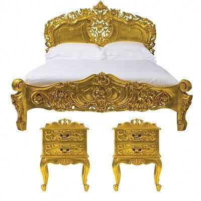 Rococo Bedroom Sets Gold Leaf