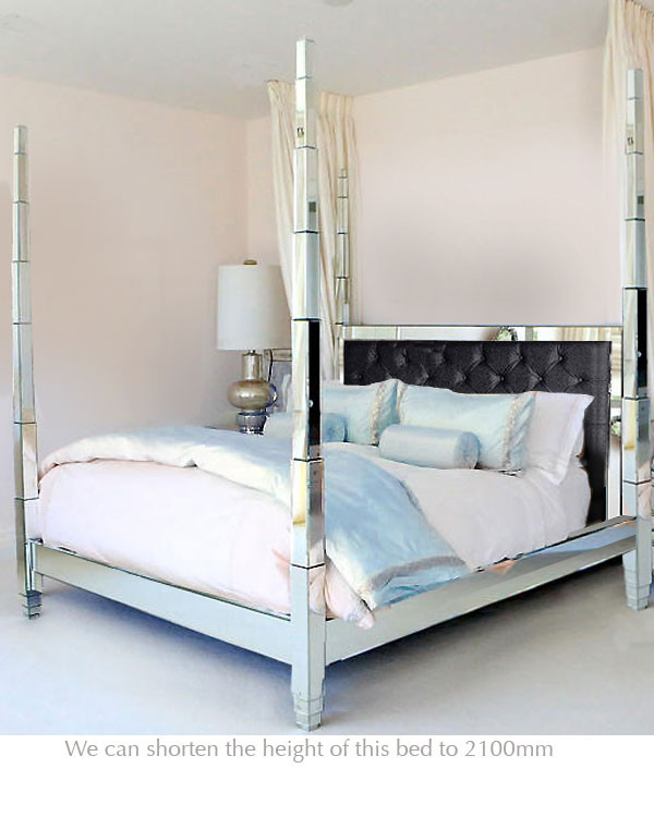 Verrassend Mirrored Four Poster Bed in Canada ED-71