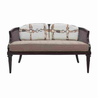 Cane back sofa