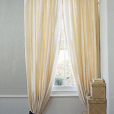 silk curtains