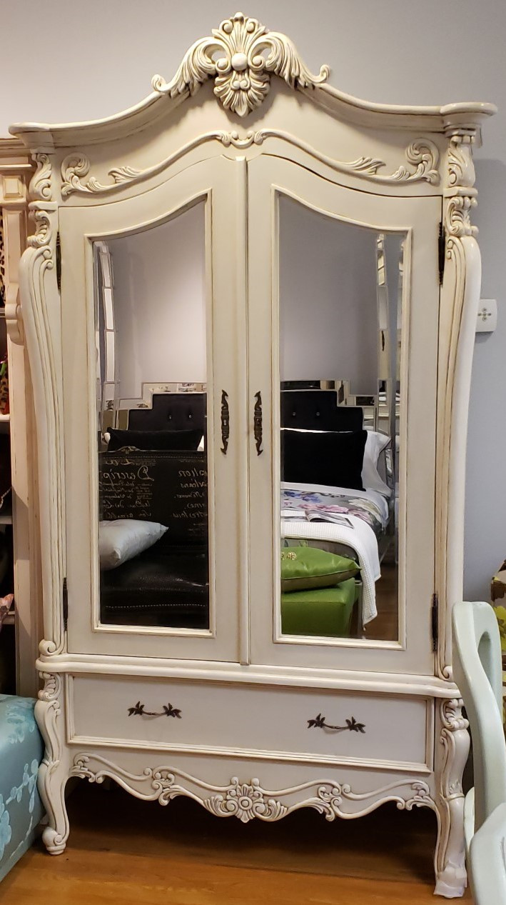 French Ivory Armoire