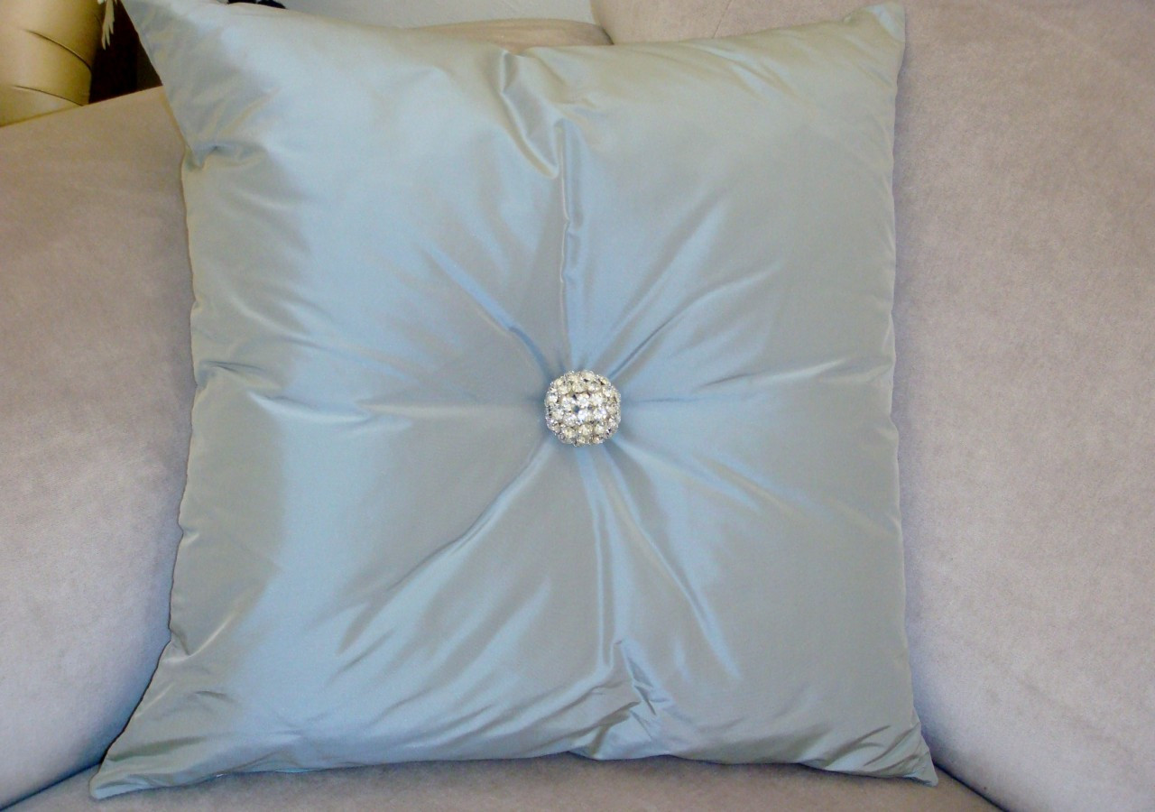 Luxury throw pillow, Diamante Bling throw pillow