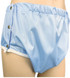 Blue Side Fastening Snap On Crinkle Bum Incontinence Pants