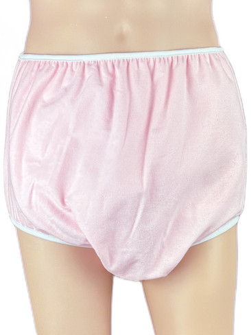 Drydayz Pink Brushed Cotton And Plastic Waterproof Pull Up Pants ABDL Incontinence