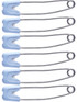 Blue DryDayz Large adult diaper pins baby terry nappy pins for cloth diapers abdl Safety pins