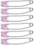 Pink DryDayz Large adult diaper pins baby terry nappy pins for cloth diapers abdl Safety pins