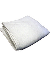 48" x 48" White Terry diaper for adults