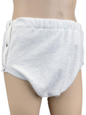 DryDayz Side Fastening Terry Towelling Adult Incontinence Brief Pants Single Thickness ABDL Washable Nappy Nappies Diaper