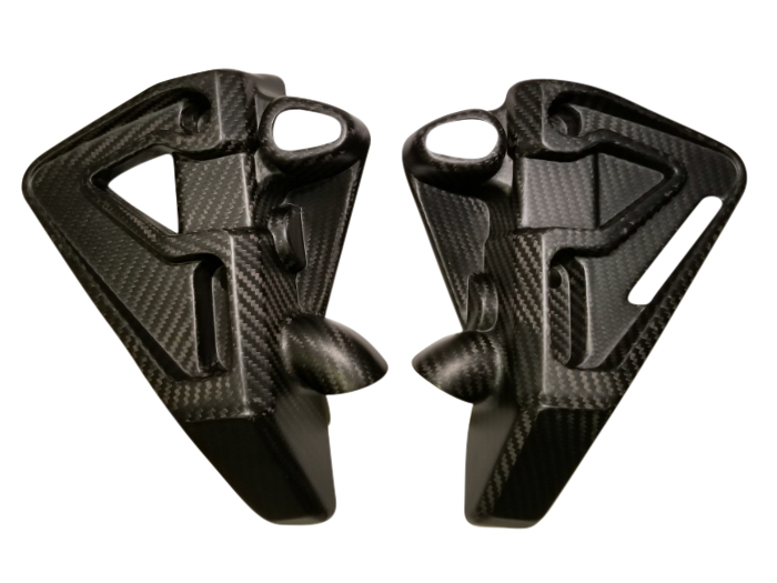 Replacement for Tail Side Fairings Yamaha FZ-10 / MT-10 17-18 Carbon Fiber Tekarbon 2x2 Twill Weave 