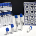 Biologix SBS Format Cryogenic Vials-1mL, 2mL, 5mL, 48-Well, Racked, External Thread, 10 Sets/Pack, 2 Packs/Case