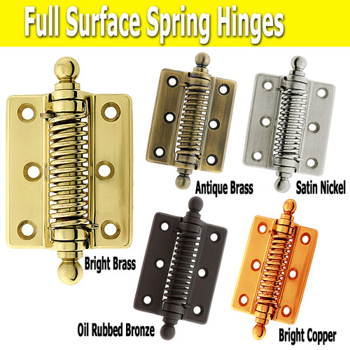 Screen Door Full Surface Spring Hinge - The Original Woodshop Network